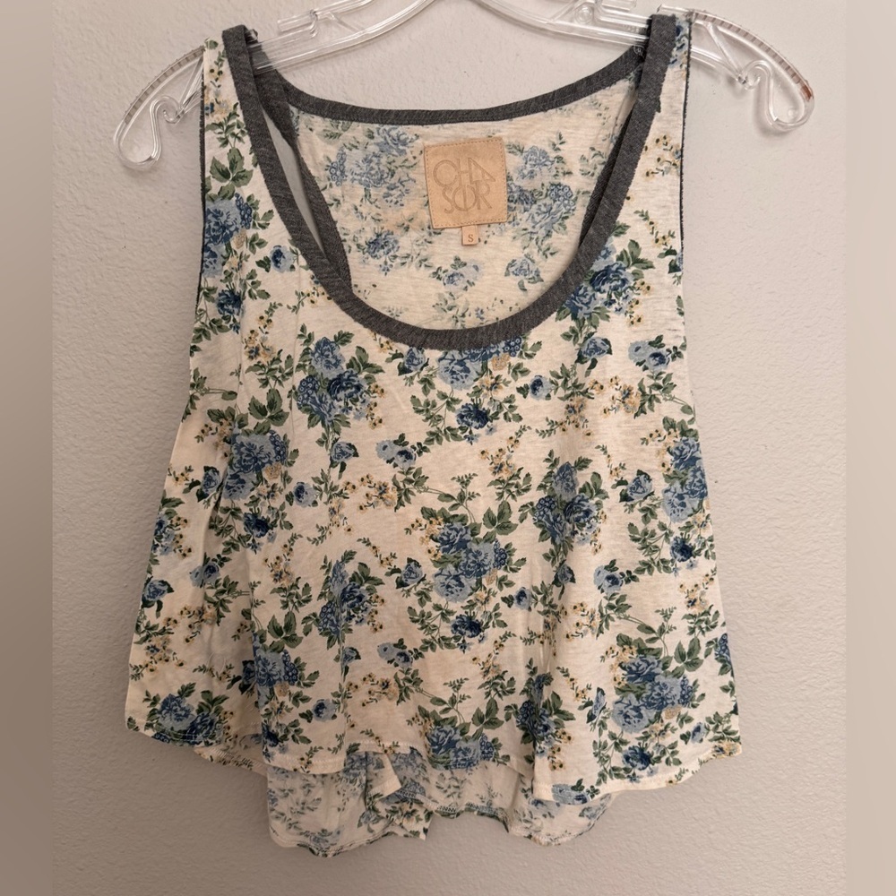 Chaser Floral Tank Top Size Small
